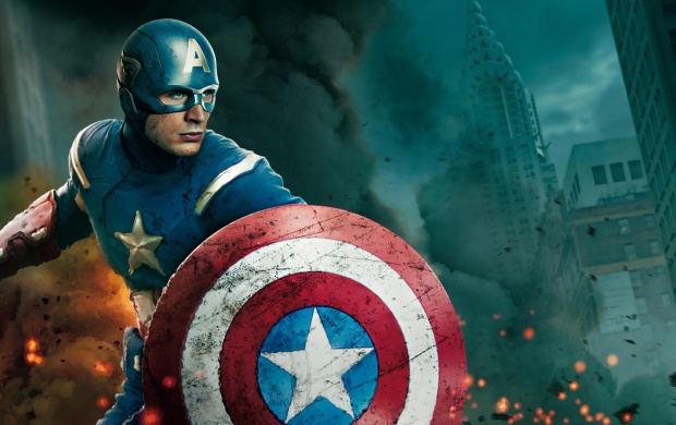 The Avengers Movie 2012 In Captain America (click to view)
