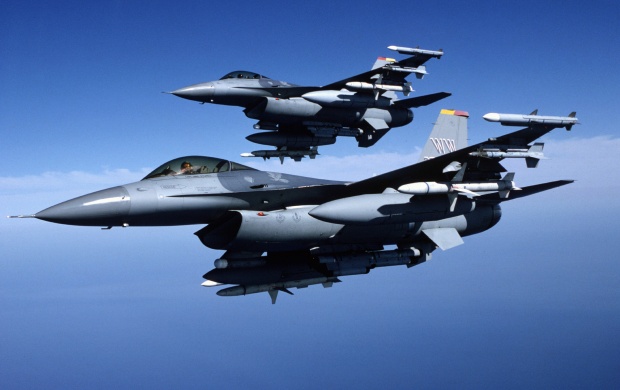 The General Dynamics F-16 (click to view)