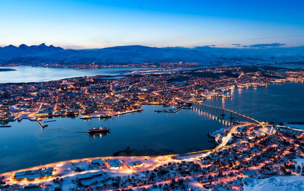 Tromso Winter Evening Norway (click to view)