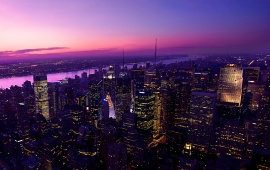 Twilight In New York City