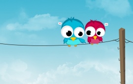 Two Twitting On Rope