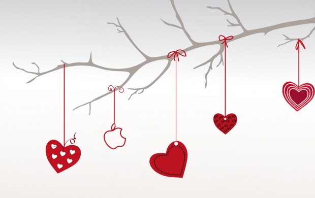 Valentines Day Love Apple