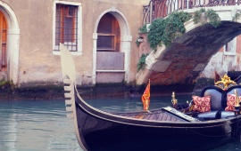 Venice Channel And Gondola