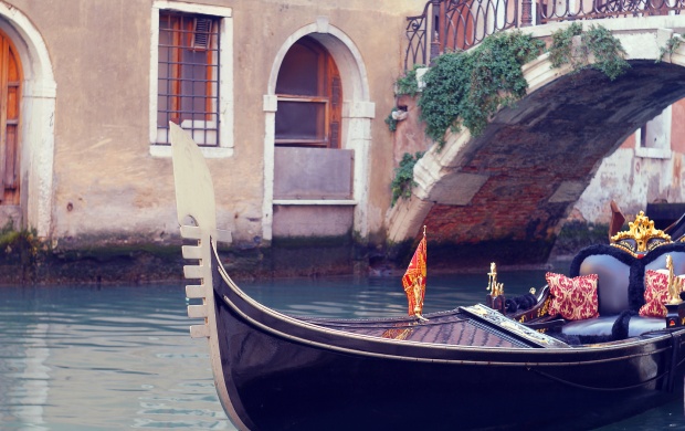 Venice Channel And Gondola