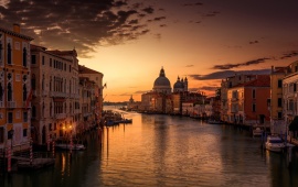 Venice Channel Sunset Sky