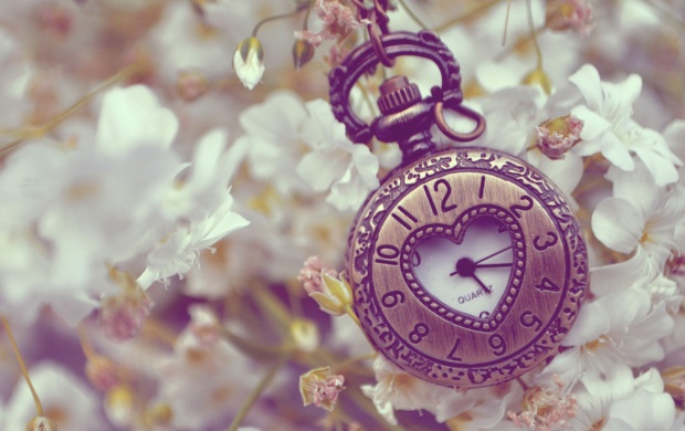 White Flowers And Pocket Watch (click to view)