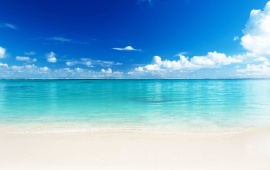White Sand And Azure Water
