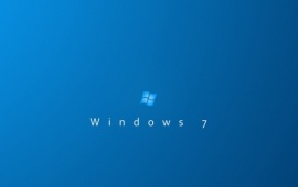 Windows7 Plain In Blue