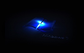 Windows 7 Dark Black Blue