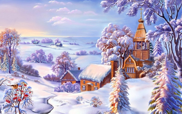 Winter Painting Home (click to view)