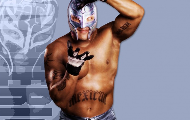 Wrestlers Rey Mysterio (click to view)