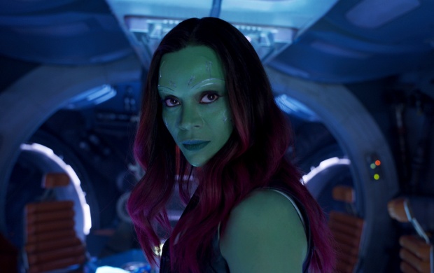 Zoe Saldana As Gamora Guardians Of The Galaxy Vol. 2 (click to view)