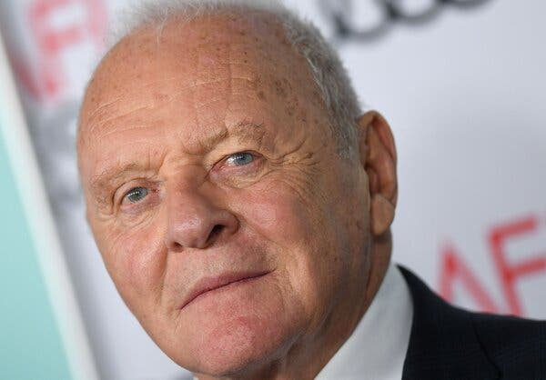 anthony Hopkins Accepts Oscar Paying Tribute To Chadwick Boseman The New York Times