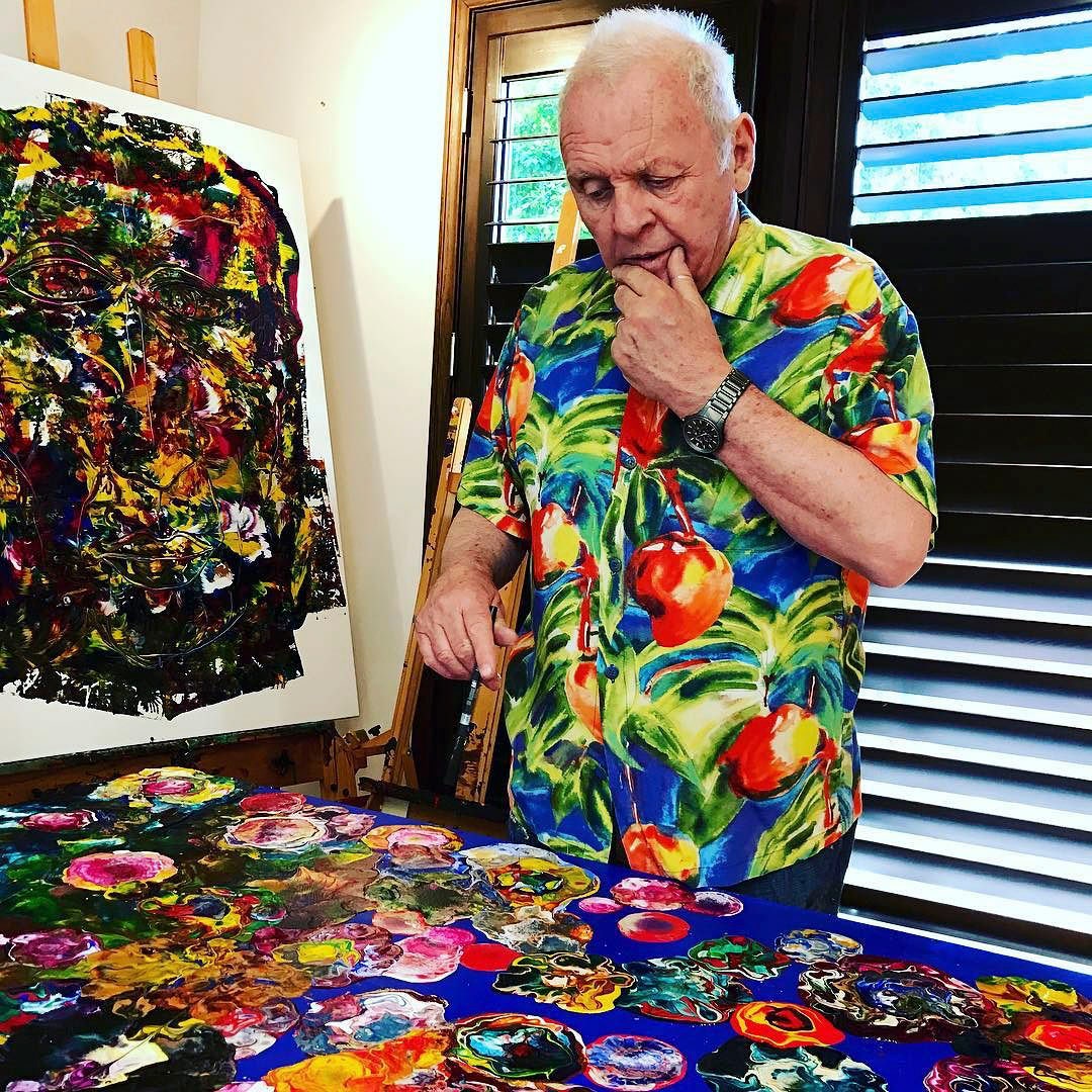 anthony Hopkins And His Paintings Are On Instagram Vogue