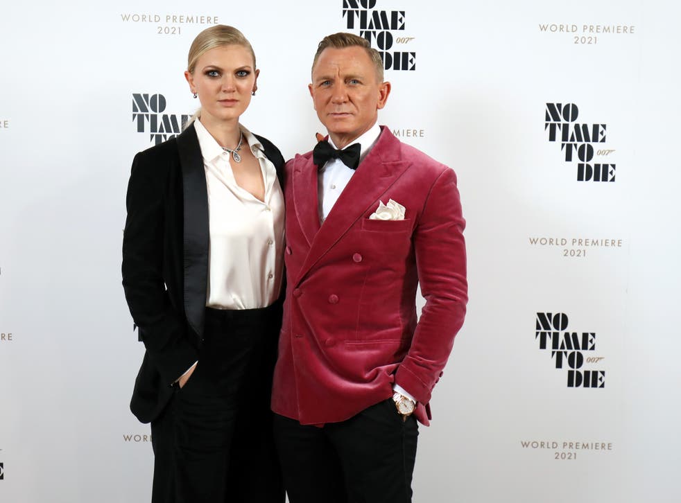 daniel Craig Attended No Time To Die Premiere With Daughter Ella The Independent