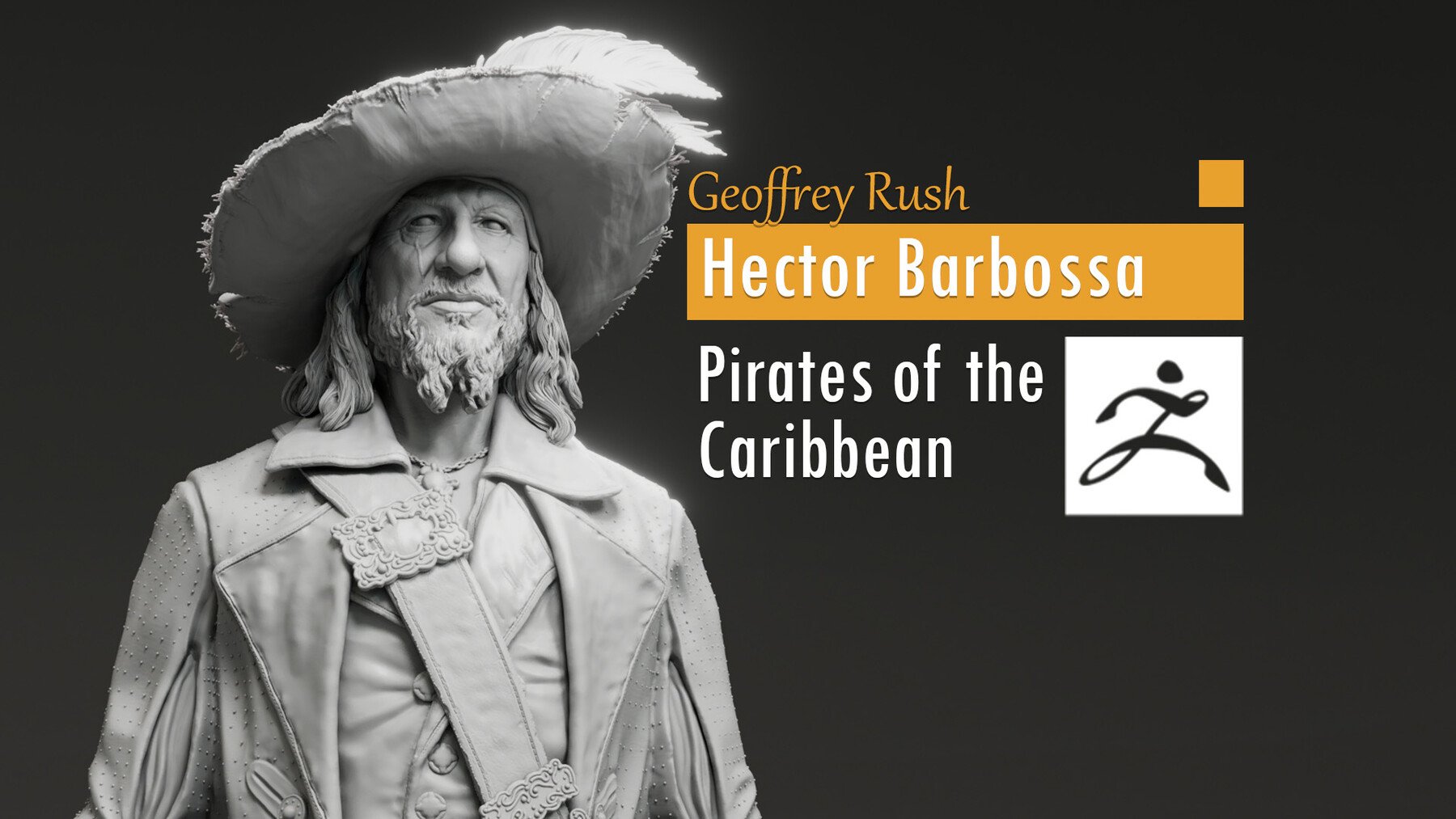 artstation Geoffrey Rush Hector Barbossa Pirates Of The Caribbean  Resources