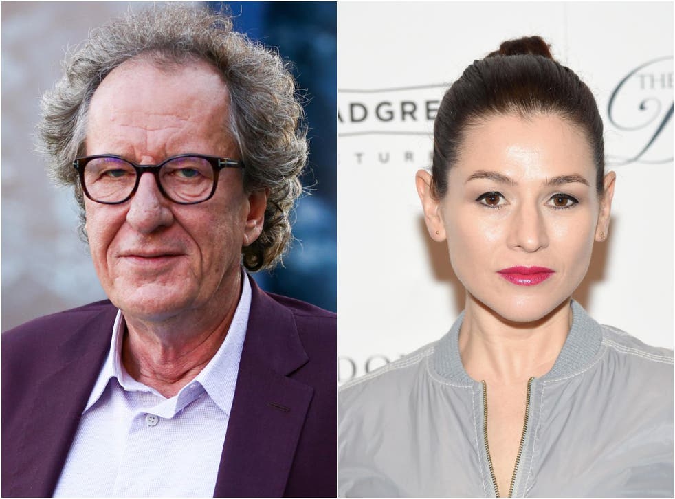 geoffrey Rush Denies Acting Inappropriately Towards Orange Is The New Black Star Yael Stone The Independent The Independent