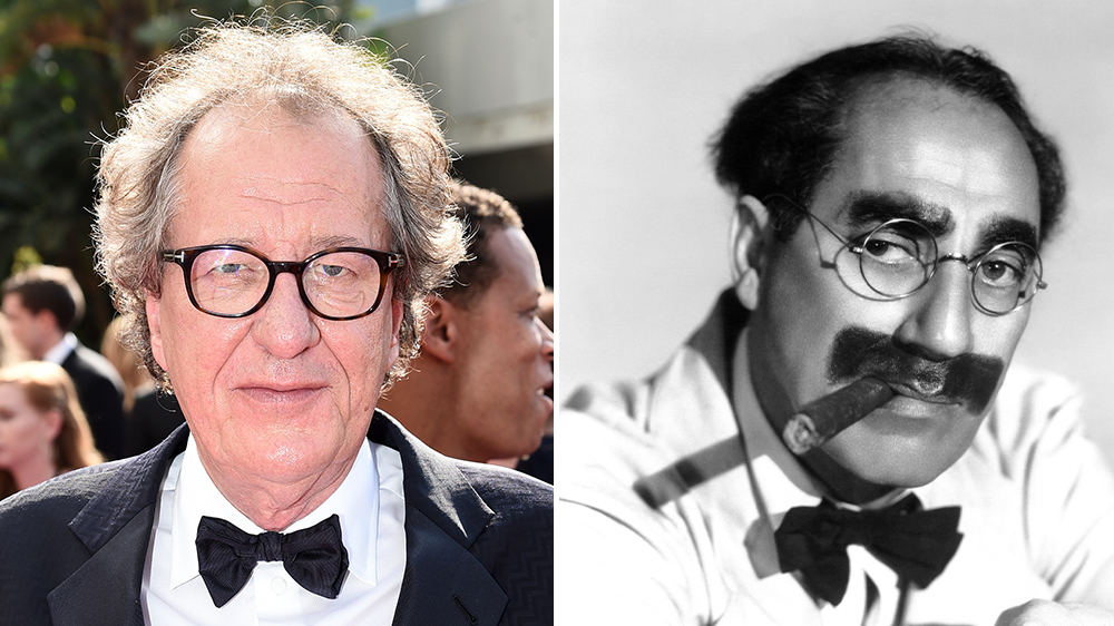 geoffrey Rush To Play Groucho Marx Raised Eyebrows Variety