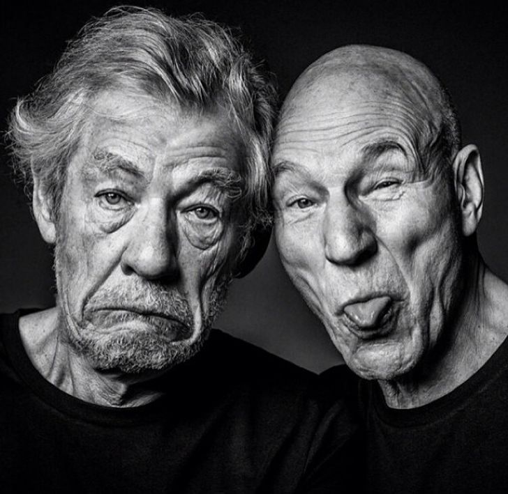 ian Mckellen And Patrick Stewart Have Been Friends For Over 50 Years And Here Are 20