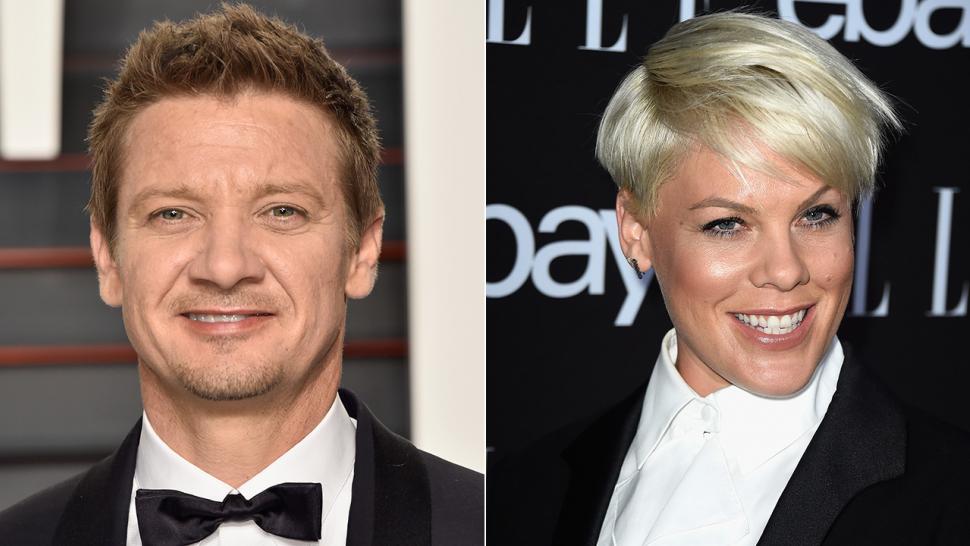 jeremy Renner Supports Pinks Controversial Twitter Message We Got Paths To Cross Mama Entertainment Tonight