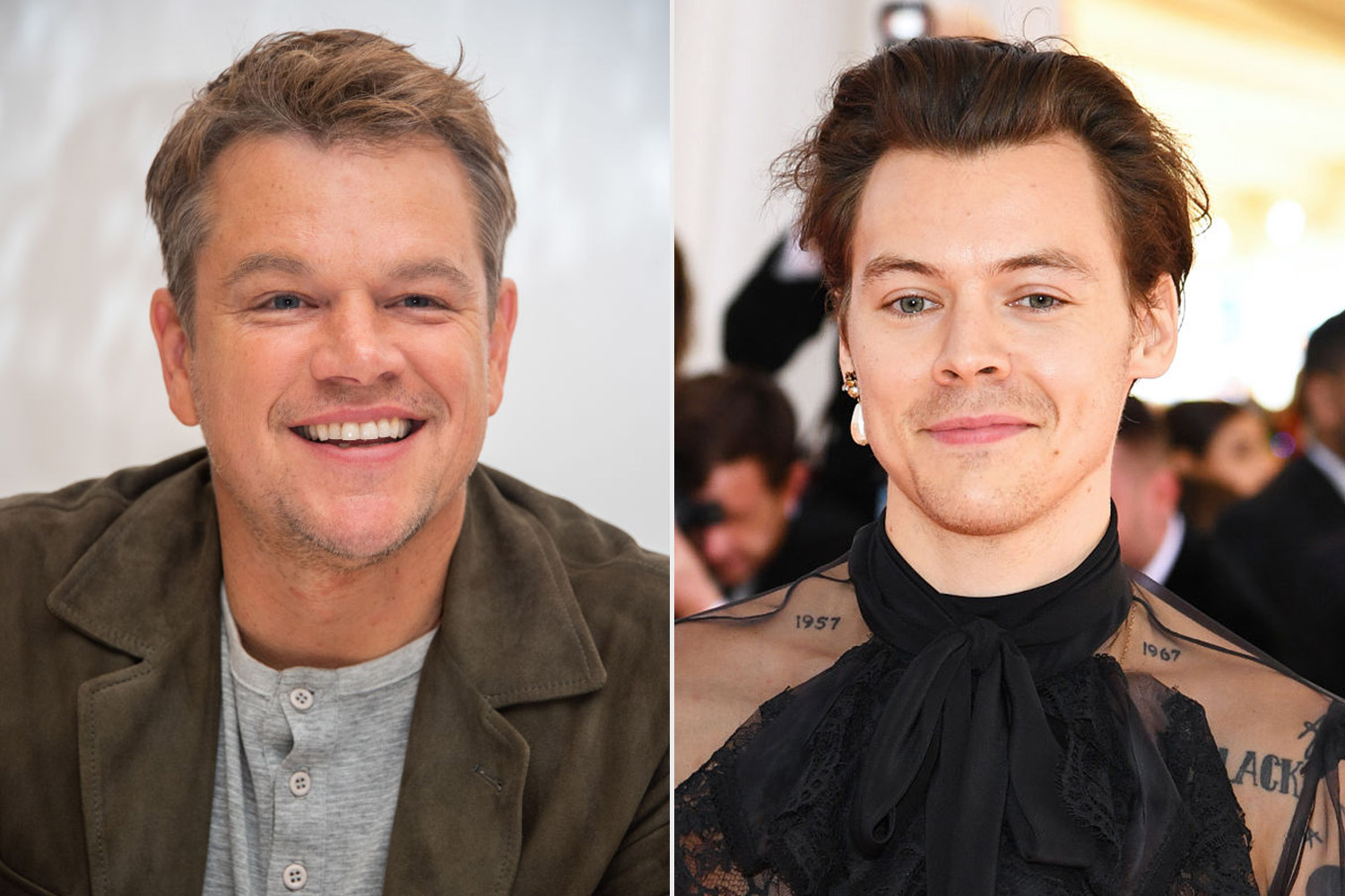 matt Damon Knew Every Word At Harry Styles Concert With Daughters  Peoplecom