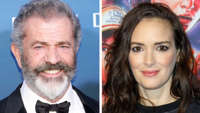 mel Gibson And Winona Ryder At Odds Over Antisemitism Claims Bbc News