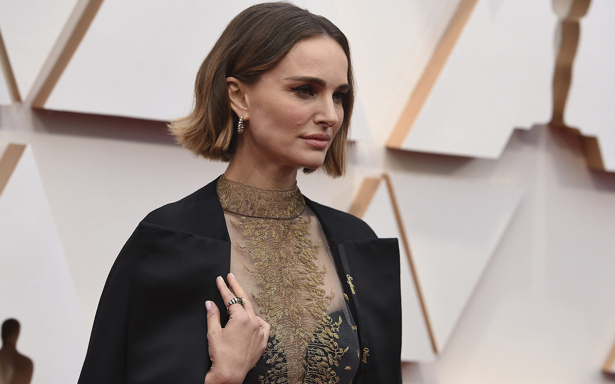 natalie Portman Uses Oscar Gown To Send A Message The Times Of Israel