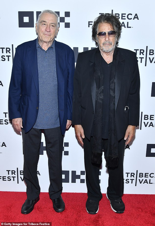 al Pacino And Robert De Niro Show Their Support For The Godfather At The Tribeca Festival Daily Mail Online