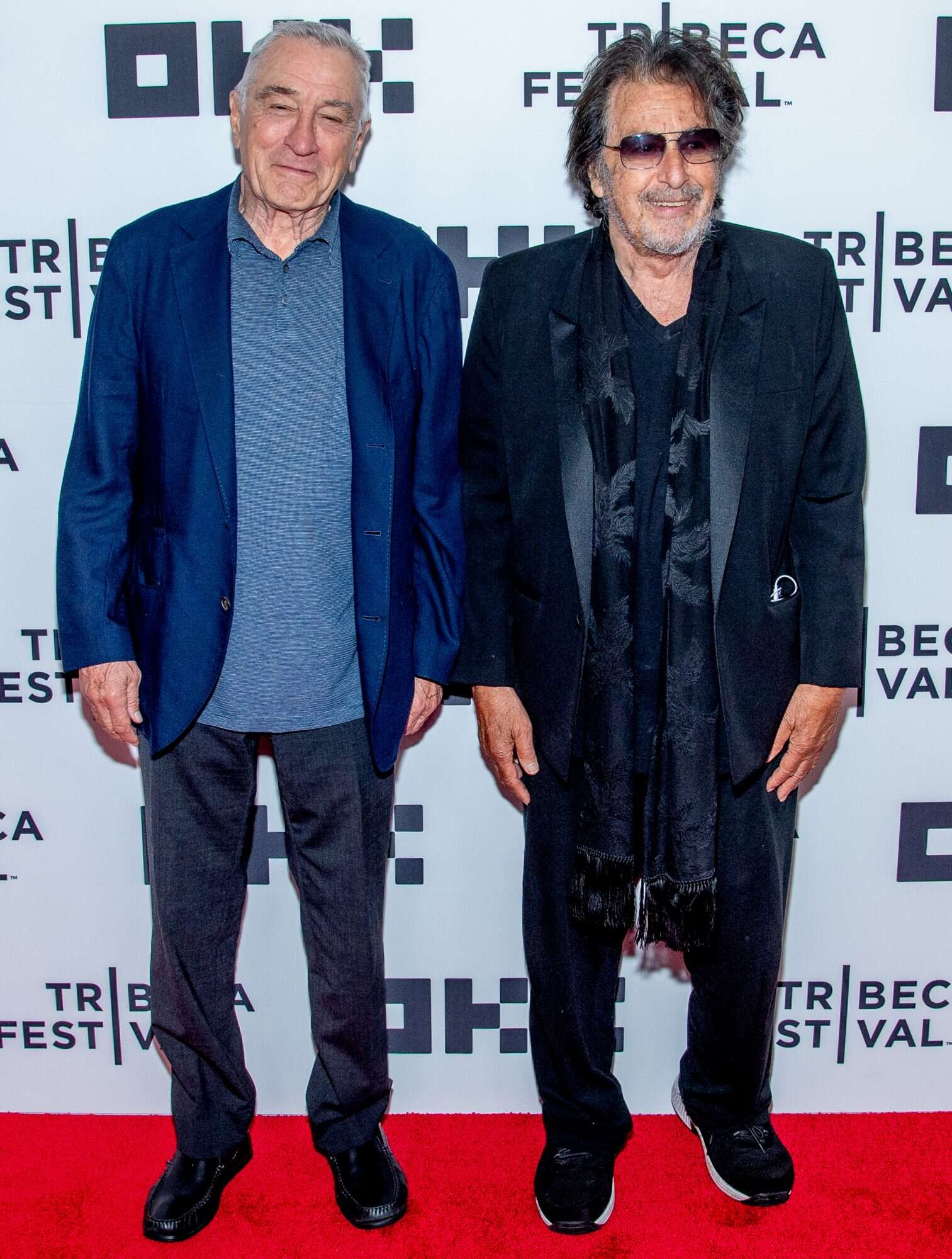 robert De Niro And Al Pacino Have Godfather Reunion At Tribeca Peoplecom