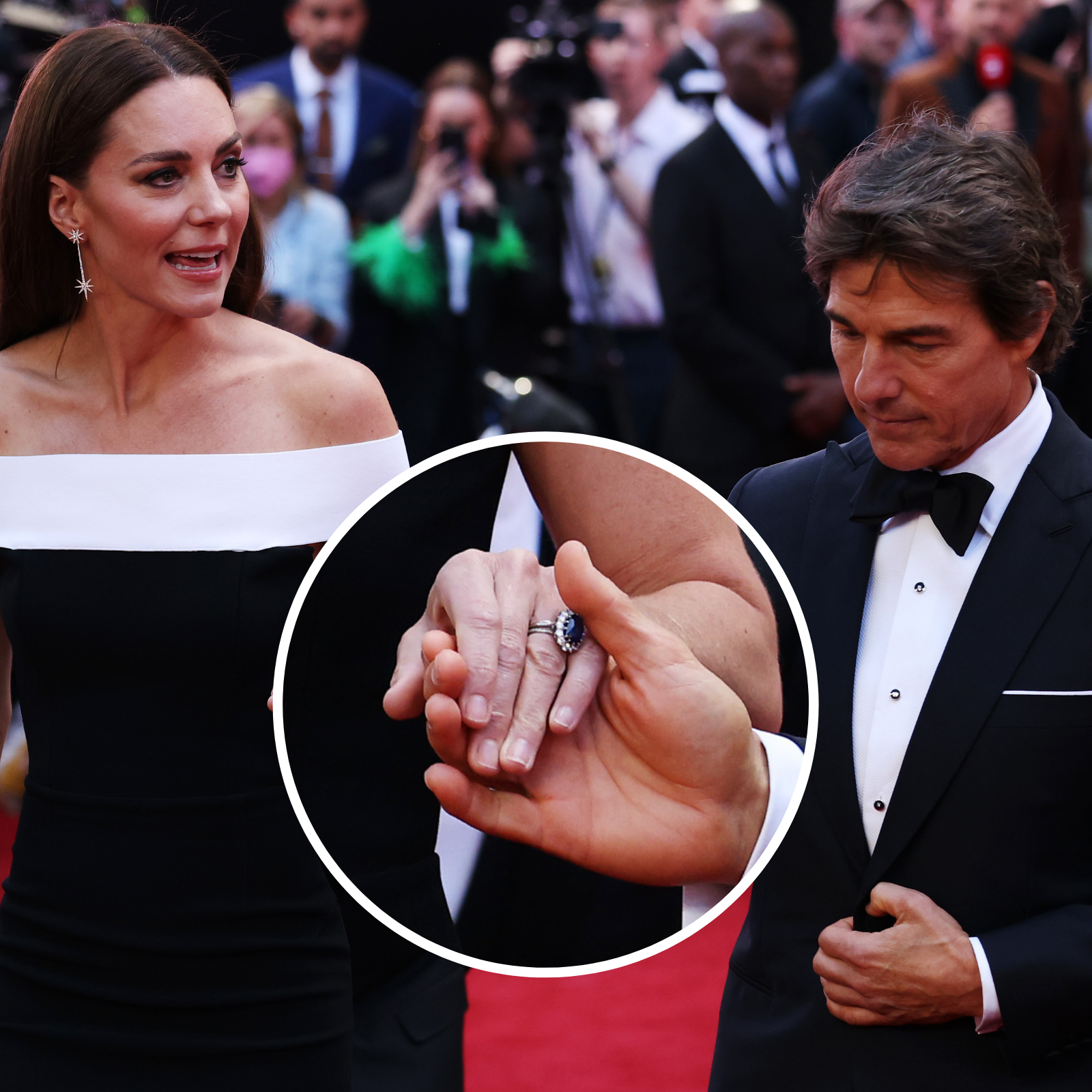 kate Middletons Reaction To Tom Cruise Hand Holding Divides Opinion Online