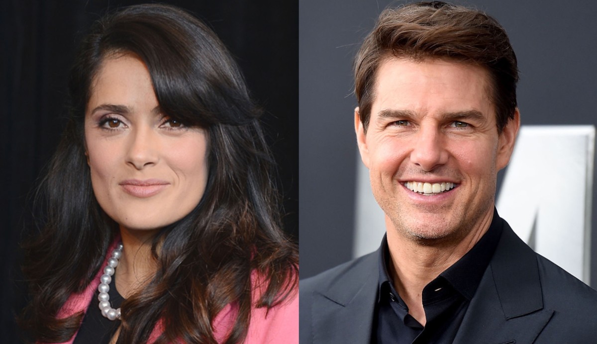 salma Hayek Documents What Happens When You Take Tom Cruise Out To Dinner In Hilarious Instagram Post Parade Entertainment Recipes Health Life Holidays