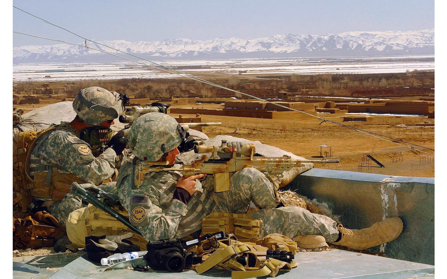 Airborne Snipers In Afghanistan