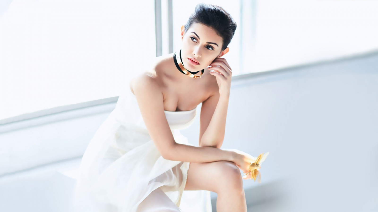 Amyra Dastur White Dress