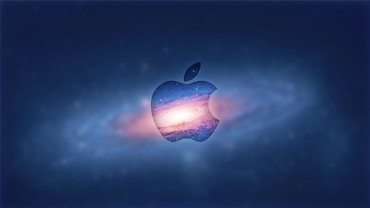 Apple Logo In Galaxy Wallpapers - 1280x720 - 99430