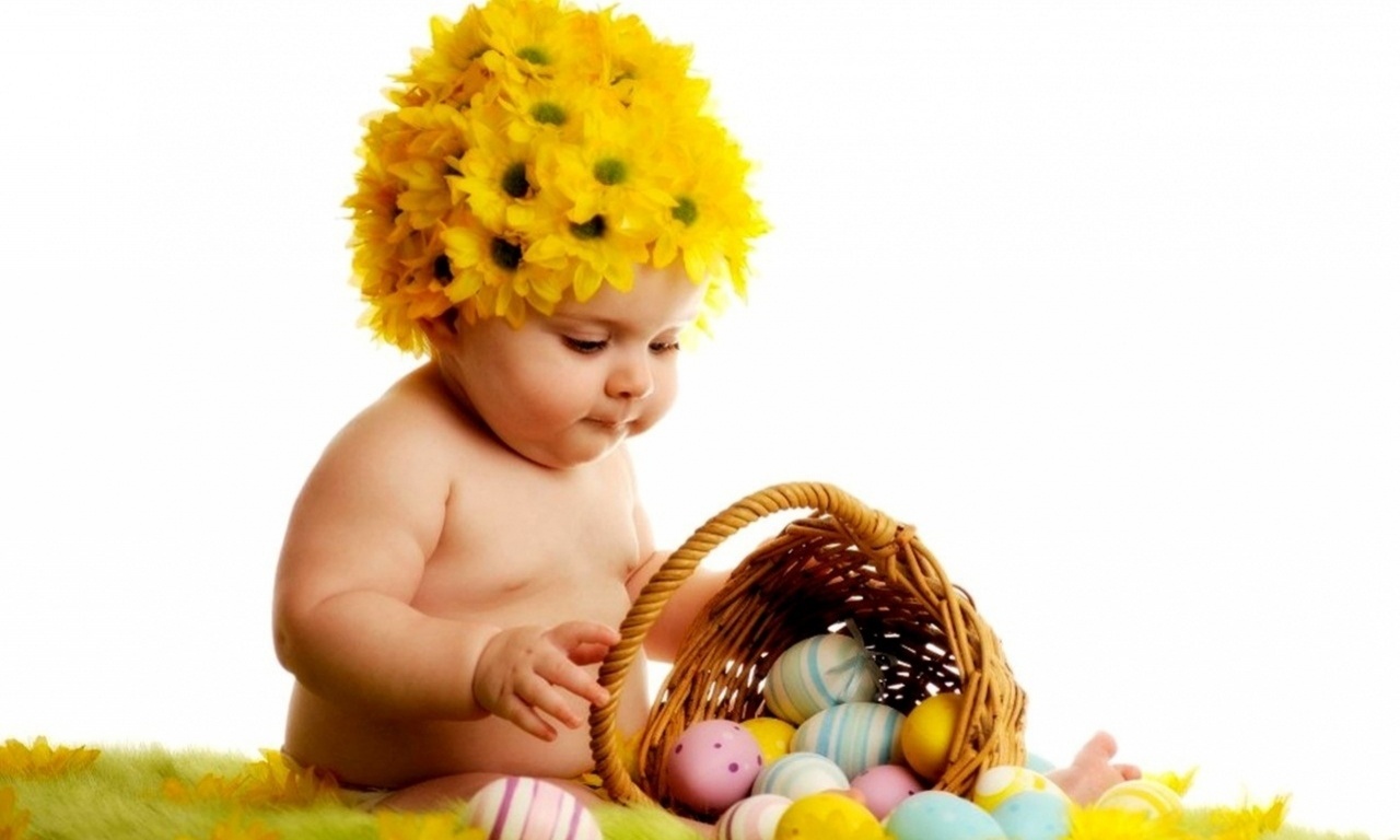 Baby And Egg Basket