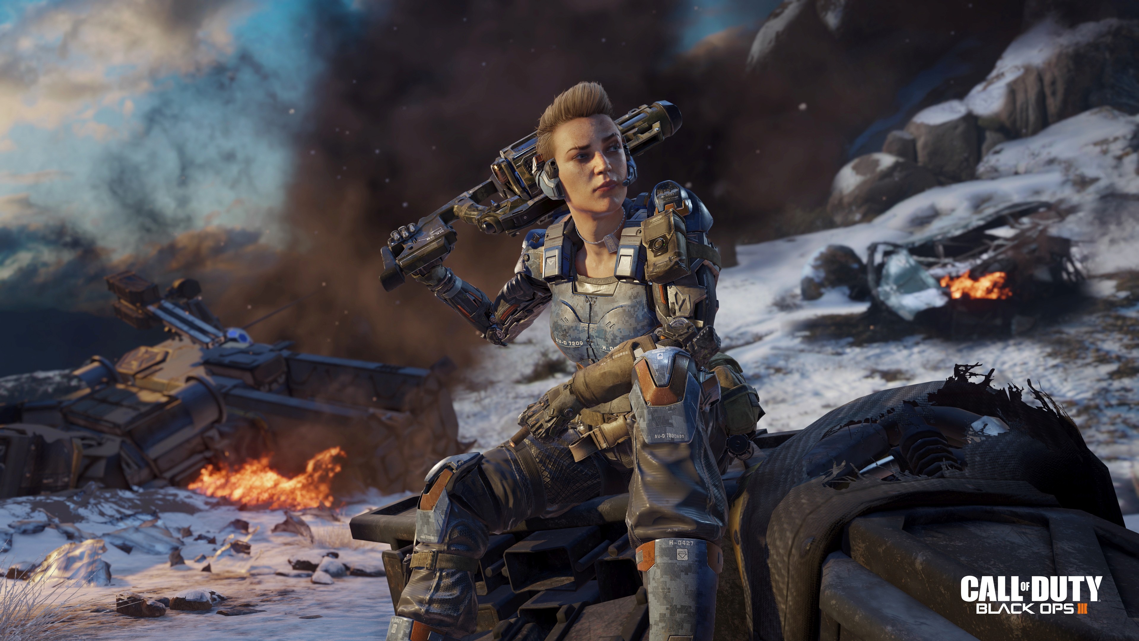Battery Call Of Duty Black Ops 3 Specialist 4k Girl Soldier