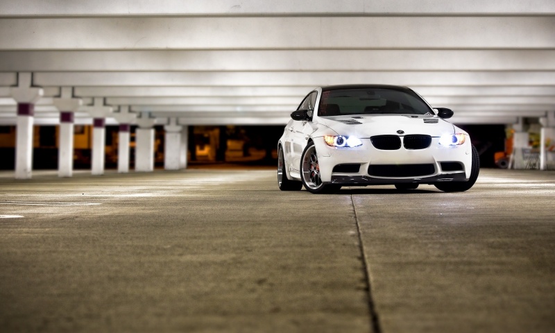 BMW M3 White Car