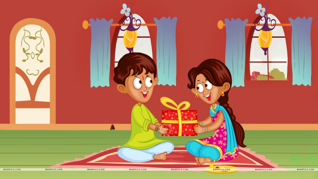 Brothar And Sister Raksha Bandhan Celebrated