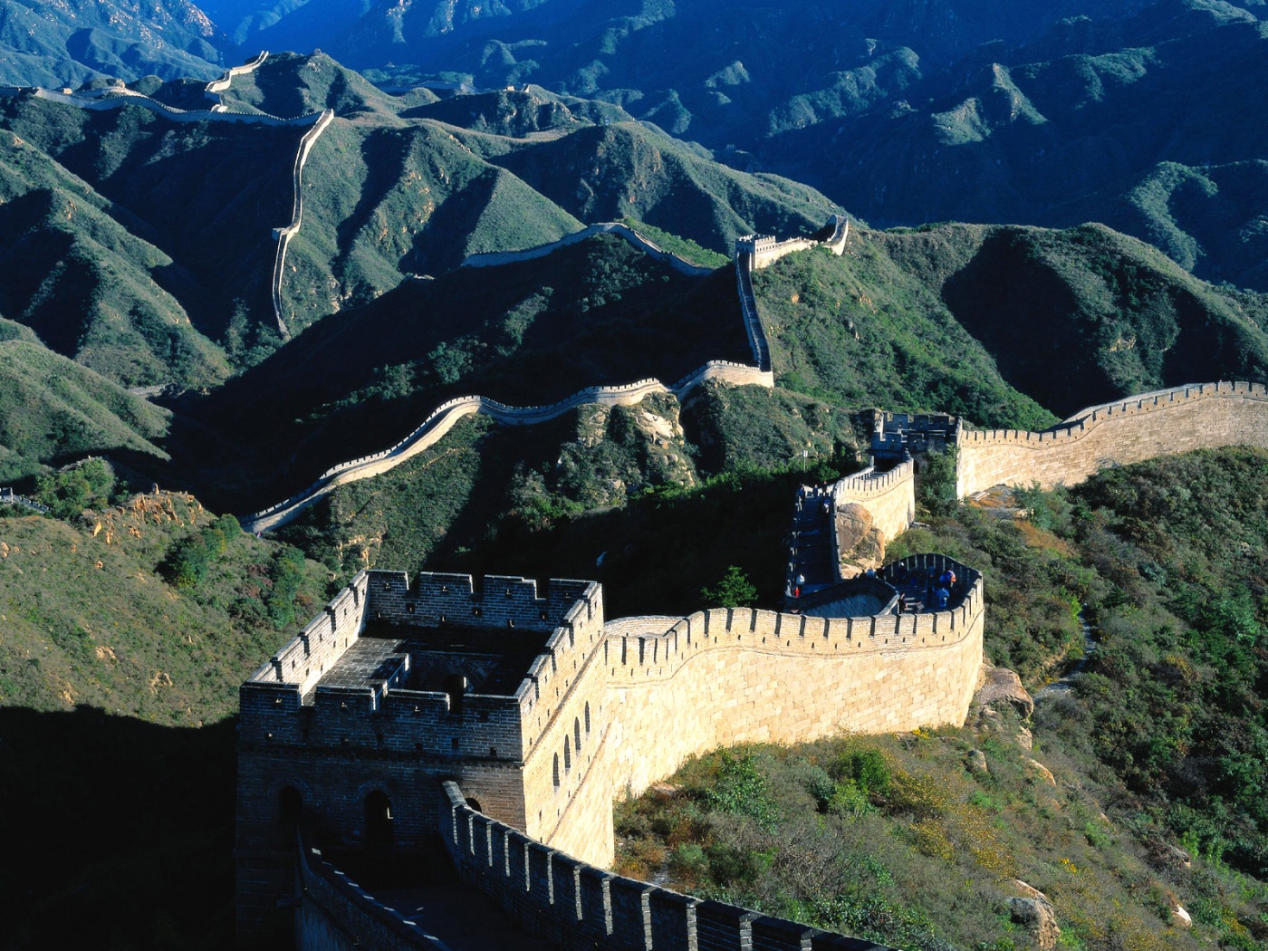 China Wall In Greenary