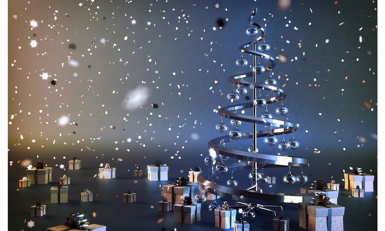 Christmas Tree And Gift