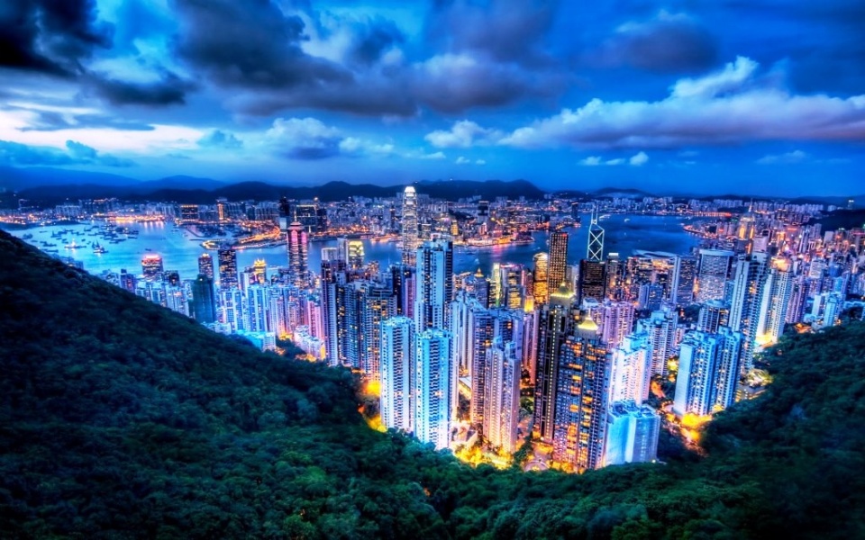 City Hong Kong Night
