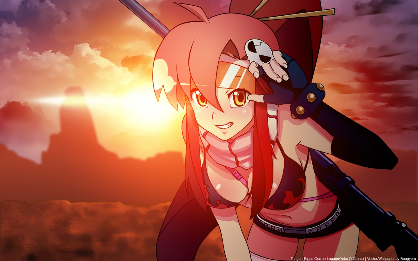Cute Fighter Anime girl