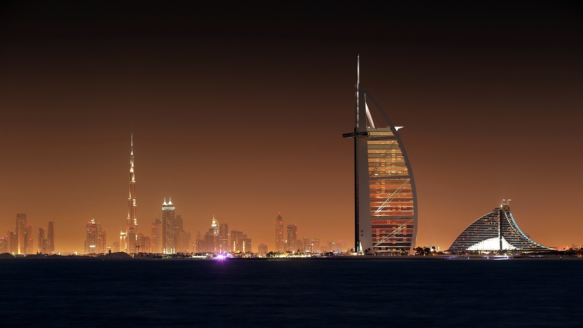 Dubai Night Cityscape Wallpapers - 1920x1080 - 433532