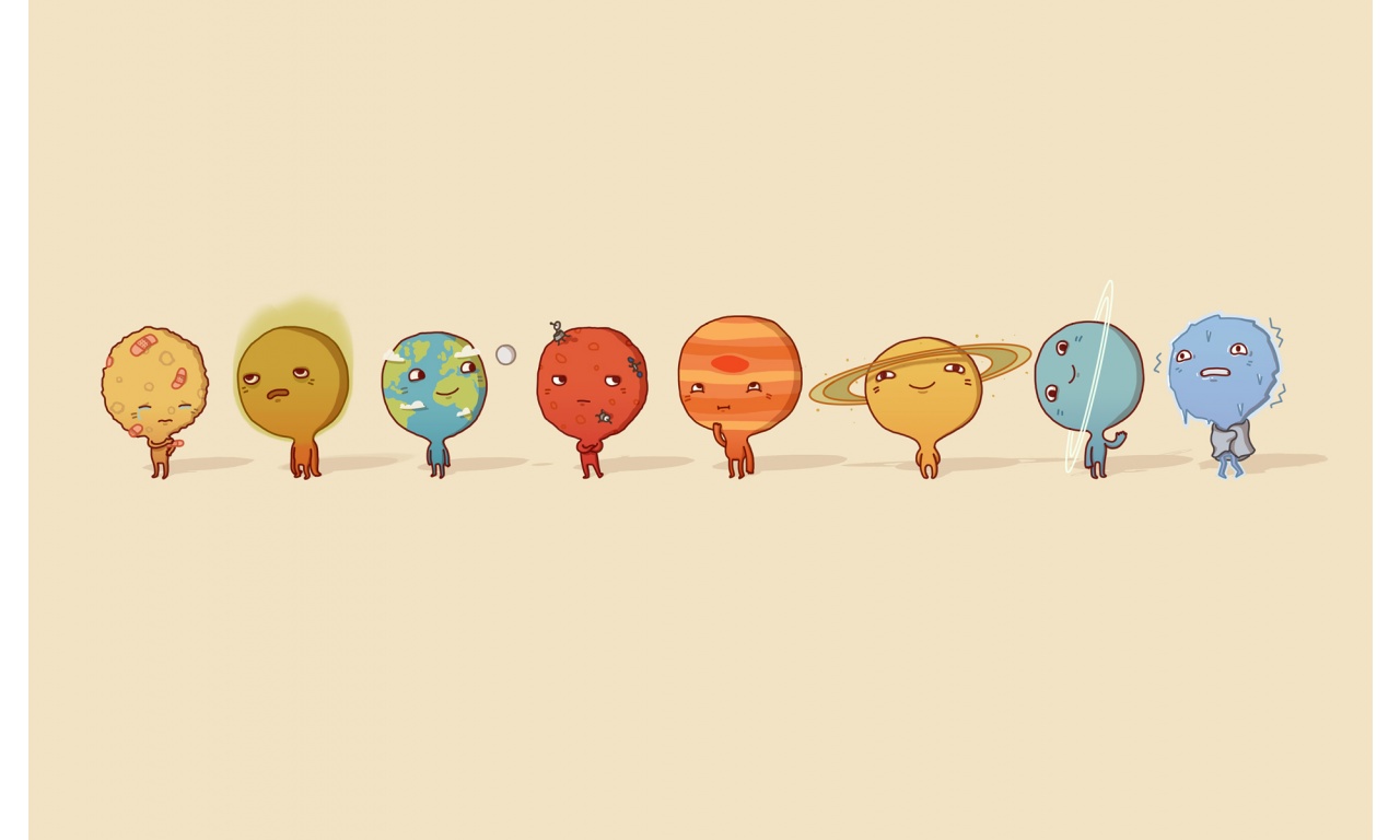 Eight Planets Cartoon