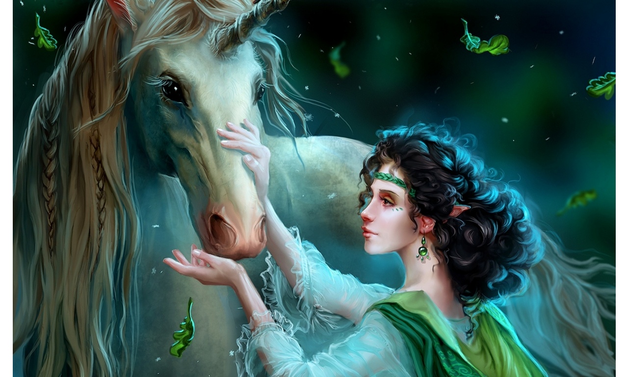 Fairytale Magic Art Girl Night