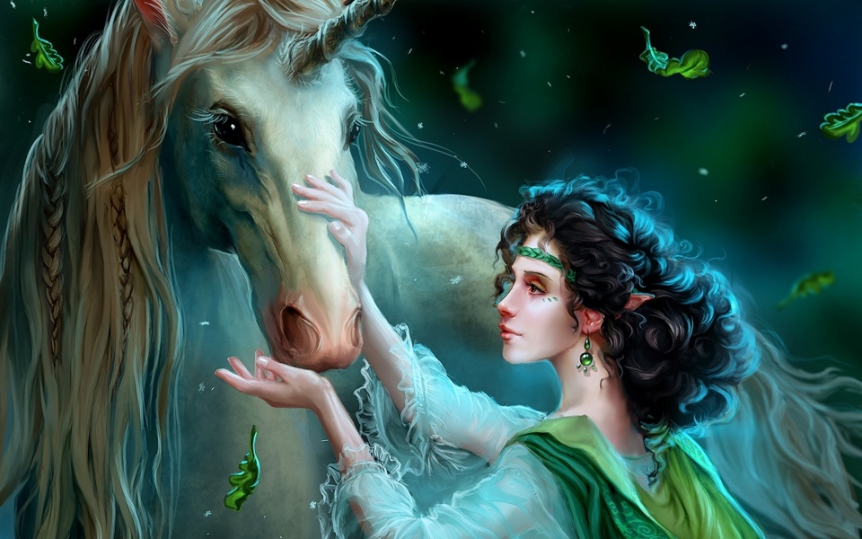 Fairytale Magic Art Girl Night