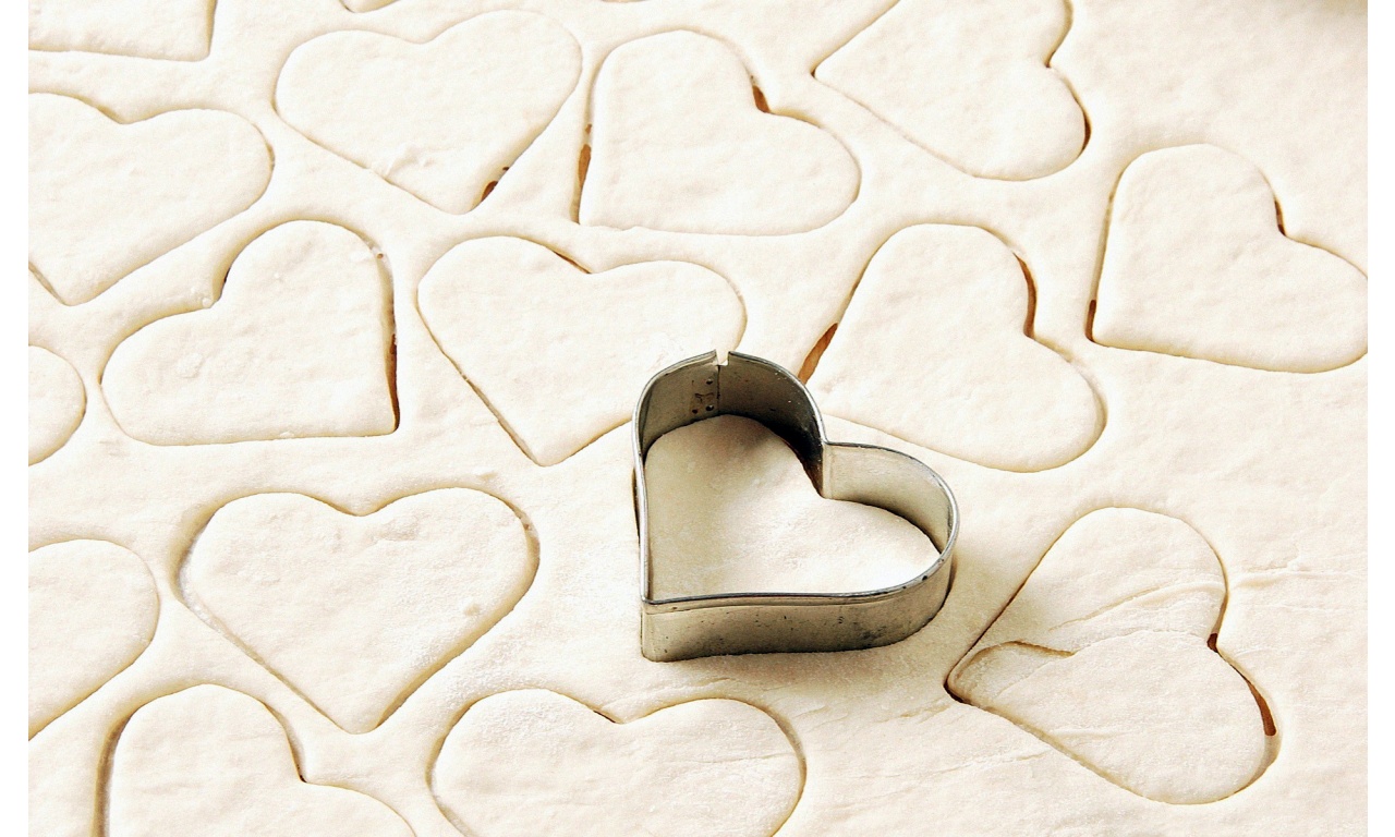 Flour In Love Heart