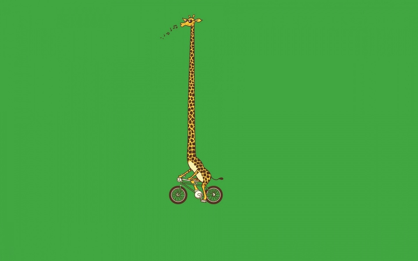 Giraffe Bike Art Funny