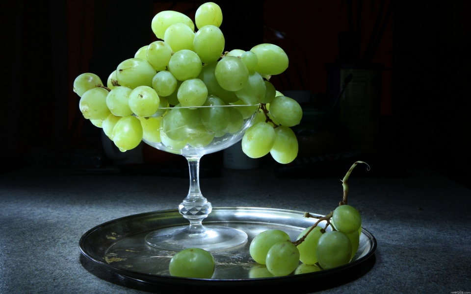 Grapes In Glass