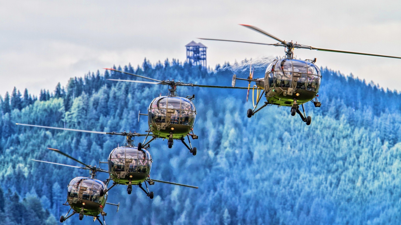 Helicopters Flight